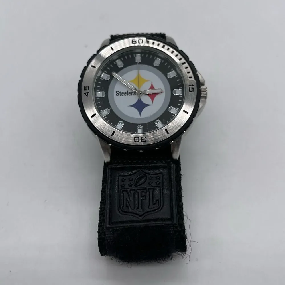 Pittsburgh Steelers Watch with Lighted Hour hand and minute hands